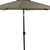Alu Parasol Sin Pie Taupe