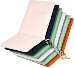 Azur Cojines De Jardín Para Silla Pleg Gris Claro
