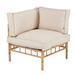 Bambolette Silla Esquinera Aspecto Bambu