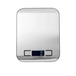 Basic Balanza Cocina Digital Metal, Plateado