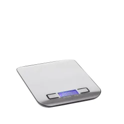 Basic Balanza Cocina Digital Metal, Plateado