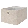 Basic Boucle Cesta De Almacenaje Off White/Sand