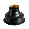 Bati Soporte Lamprar Pila E27 Negro