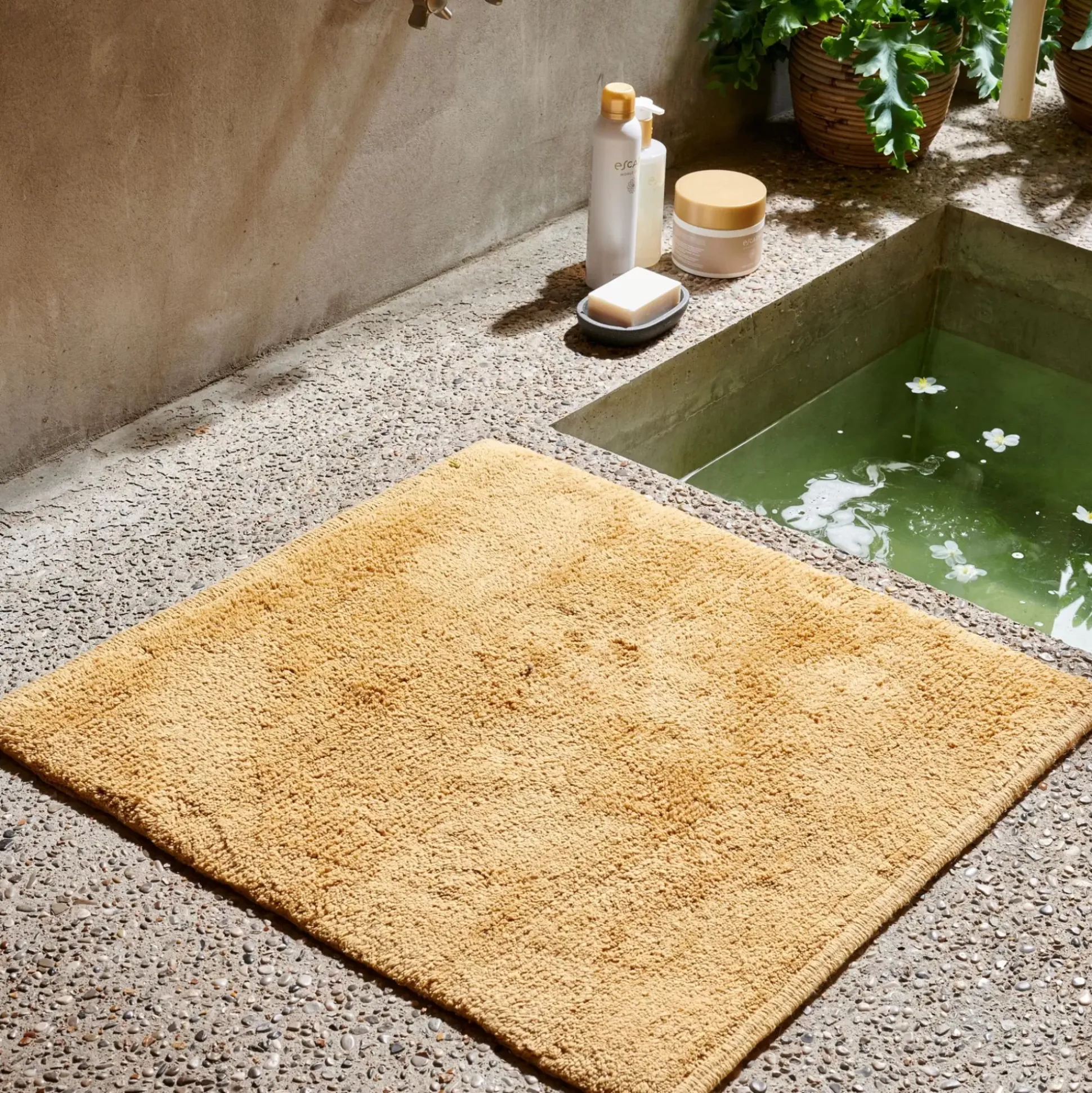 Bio Soft Alfombra De Bano Ocre