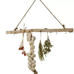 Birch Rama Con 7 Ganchos Natural