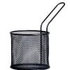 Black Cesta Para Servir Negro