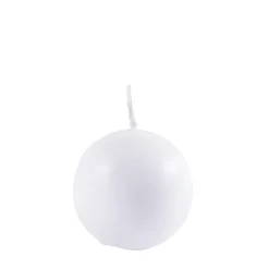 Bola Vela Esferica Blanco