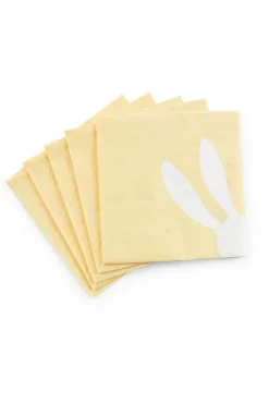 Bunny Paquete De 20 Servilletas Amarillo