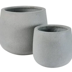 Como Macetero Gris