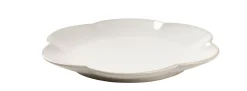 Dahlia Flower Plato Blanco