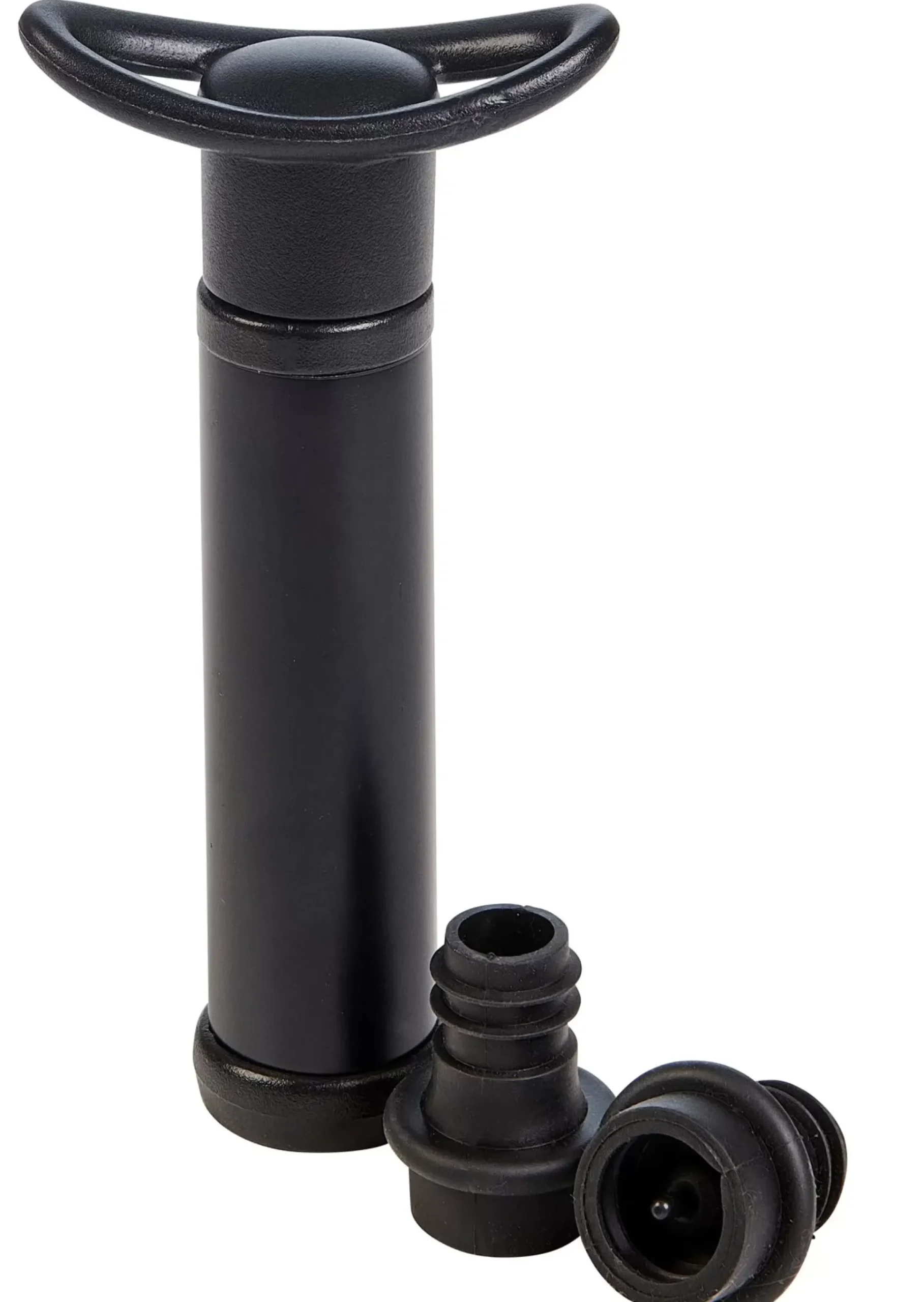 Divino Bomba De Vino Con 2 Tapones De Vino Negro