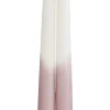 Duo Velas Largas Juego De 2 Crema, Multicolor