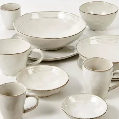 Earth Marl Taza Con Asa Crema