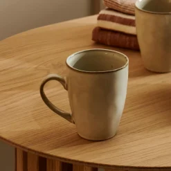 Earth Marl Taza Con Asa Crema