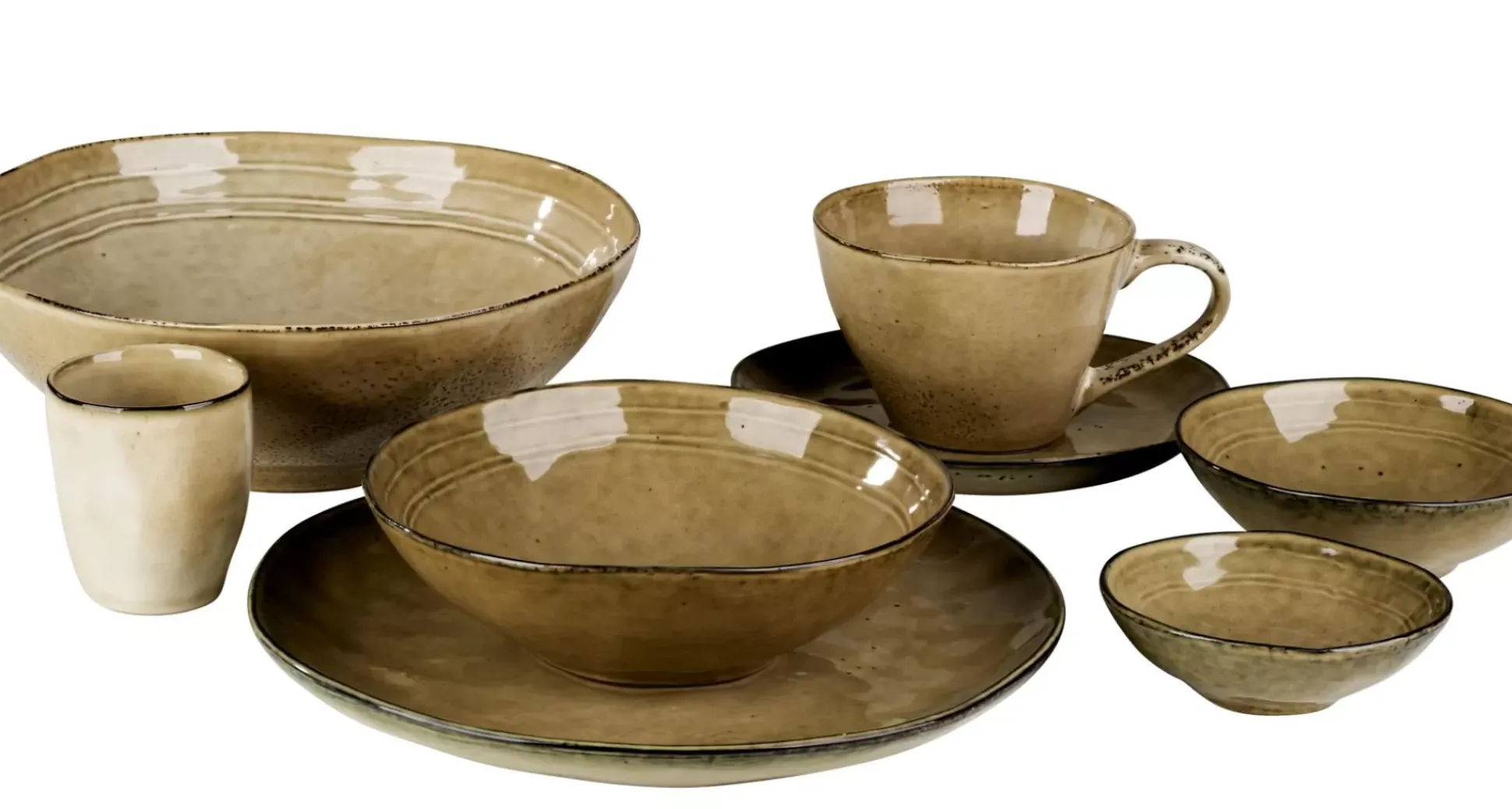 Earth Sand Taza Marron Claro