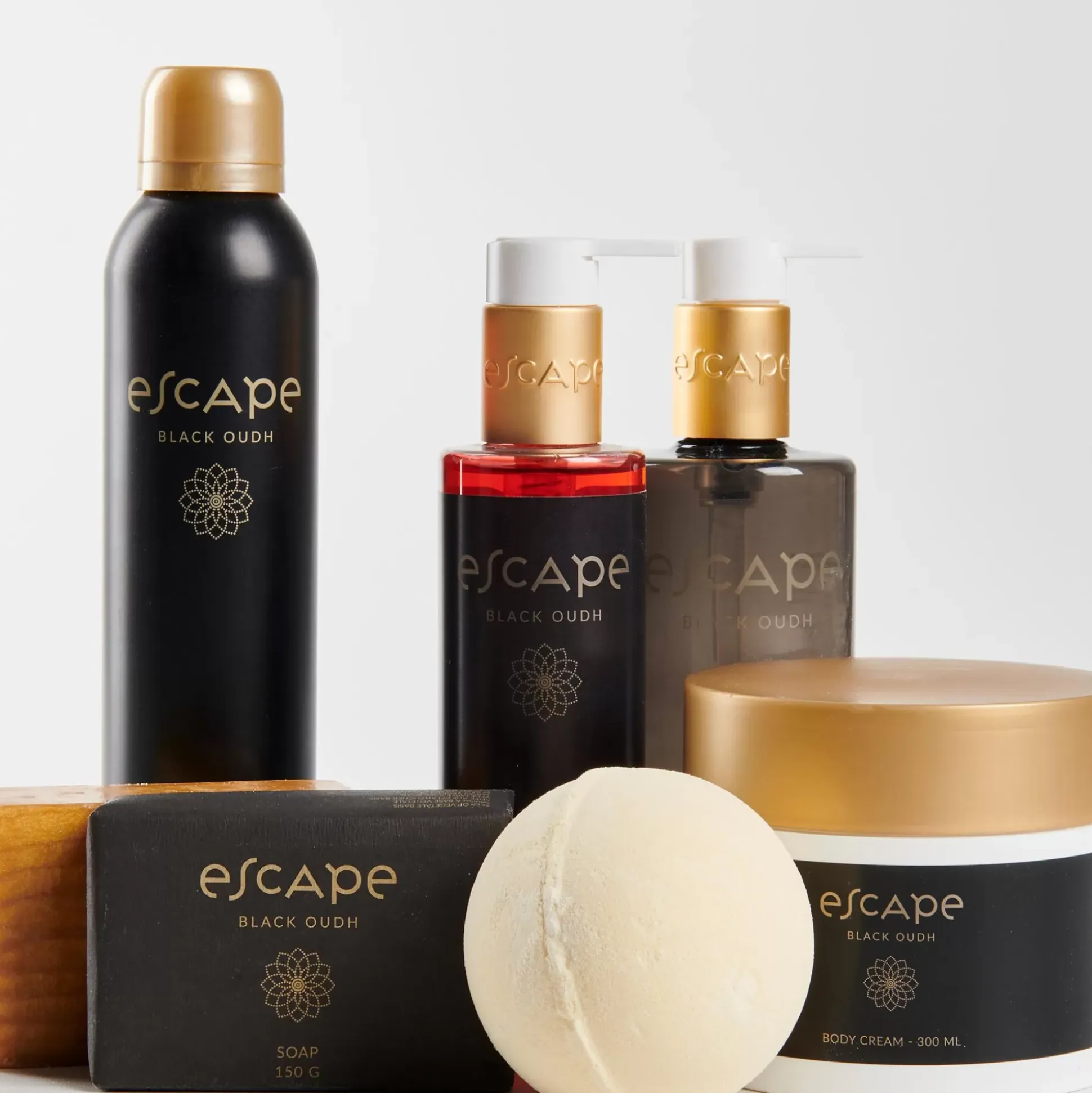 Escape Black Oudh Bola Efervescente Negro