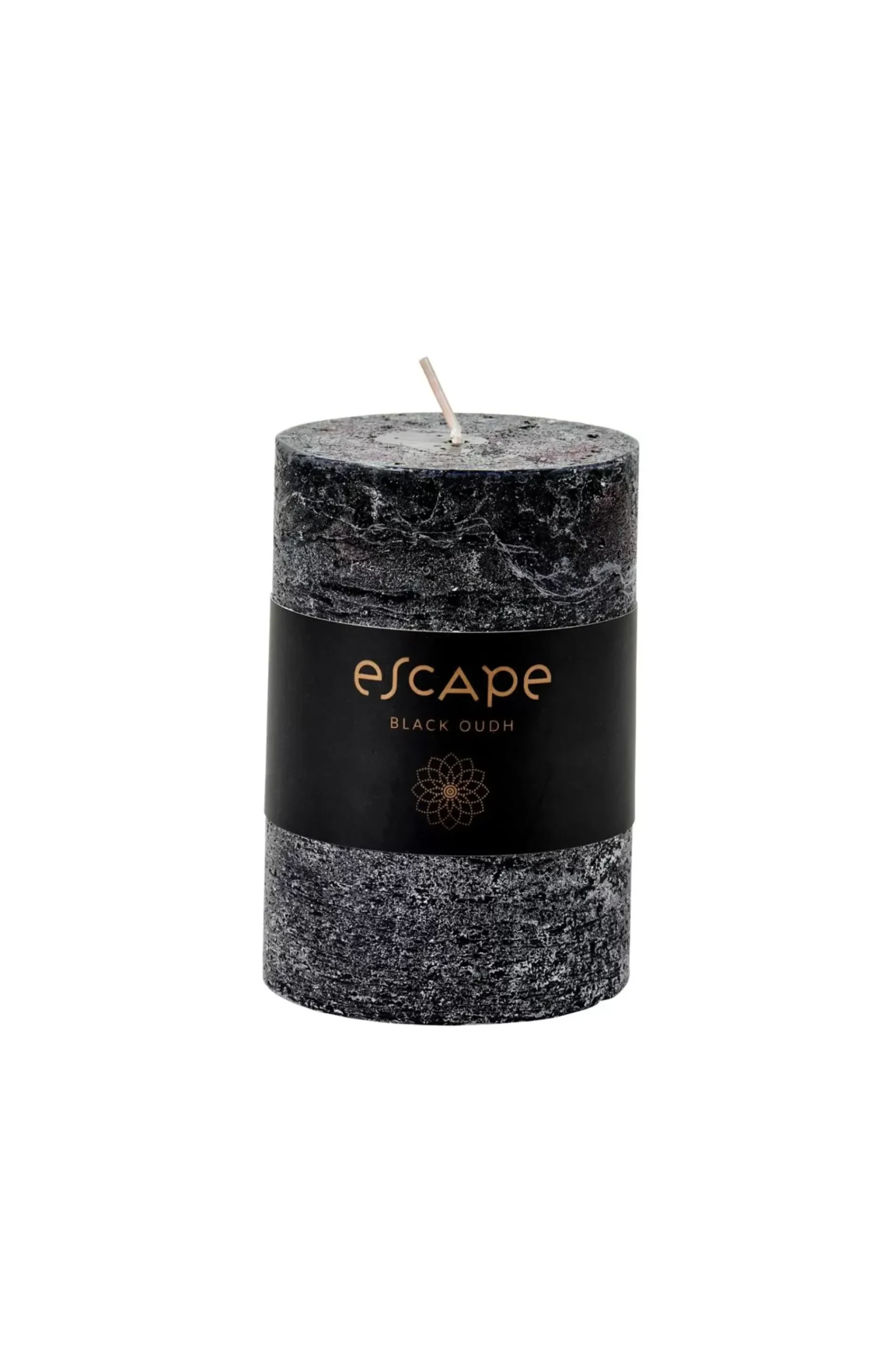 Escape Black Oudh Vela Perfumada Negro