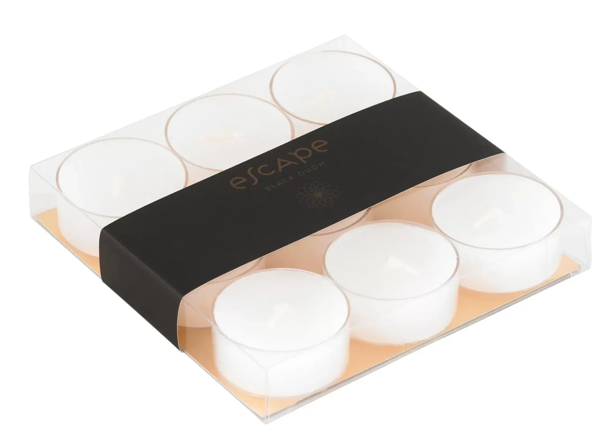 Escape Black Oudh Velas Perfumadas Juego De 9 Negro