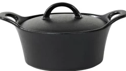 Fero Cazuela Para Horno Con Tapa Negro