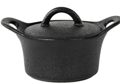 Fero Cazuela Para Horno Con Tapa Negro