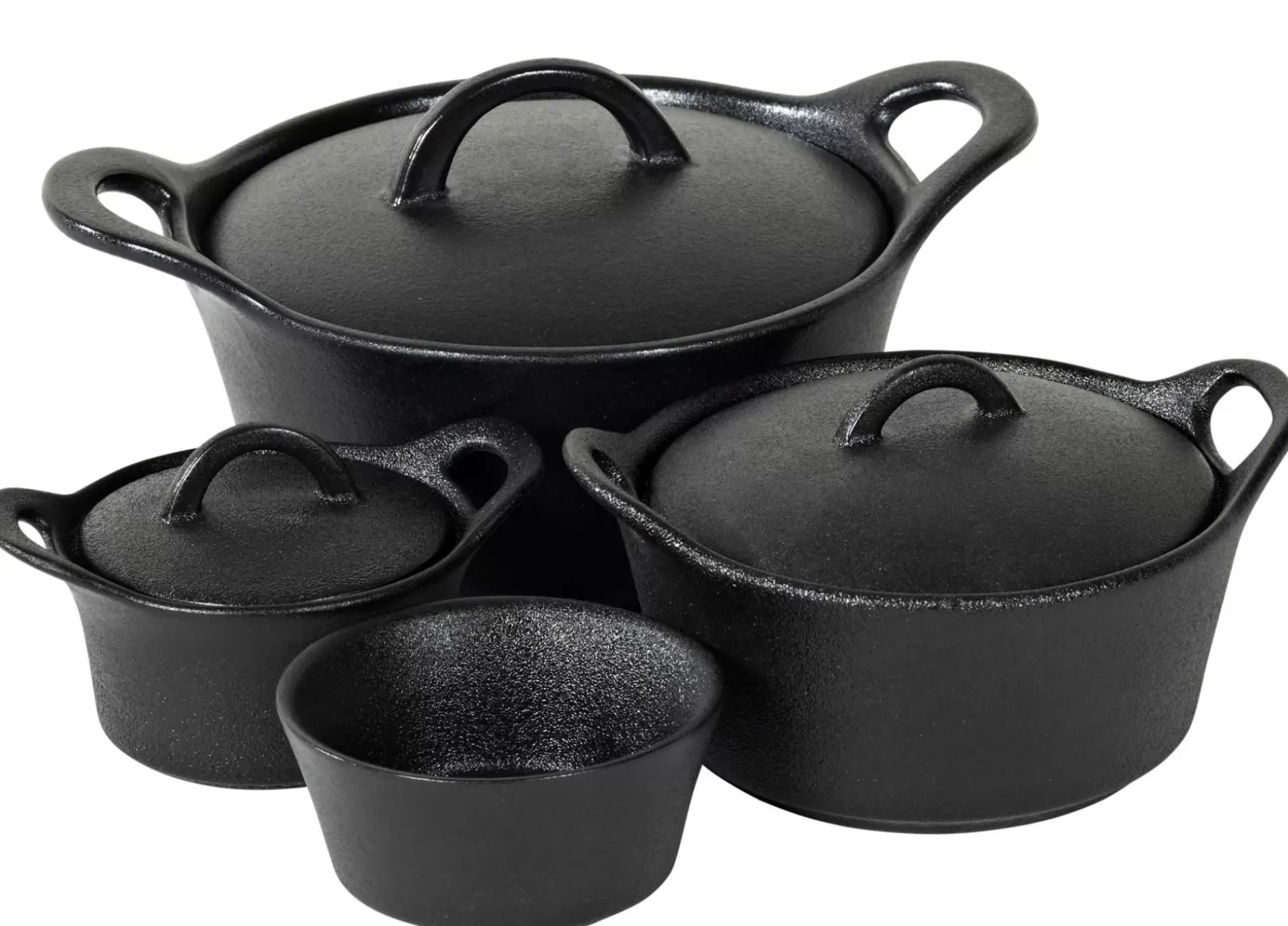 Fero Cazuela Para Horno Con Tapa Negro