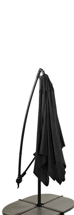 Fiji Parasol Colgante Sin Pie Negro