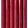 Fina Velas Juego De 6 Burdeos