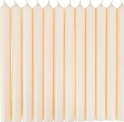 Fina Velas Juego De 12 Marfil