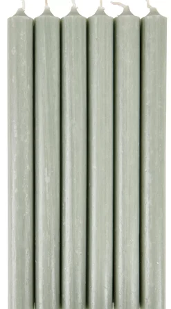 Fina Velas Juego De 6 Verde