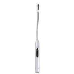 Flame Encendedor De Gas Flex Plateado