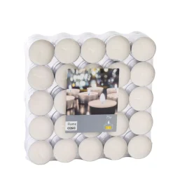 Flame Velas Pequenas Juego De 75 Blanco