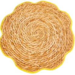 Flower Mantel Individual Amarillo Amarillo