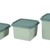 Freezer Cajas Congeladoras Juego De 10 Menta, Verde Oscuro