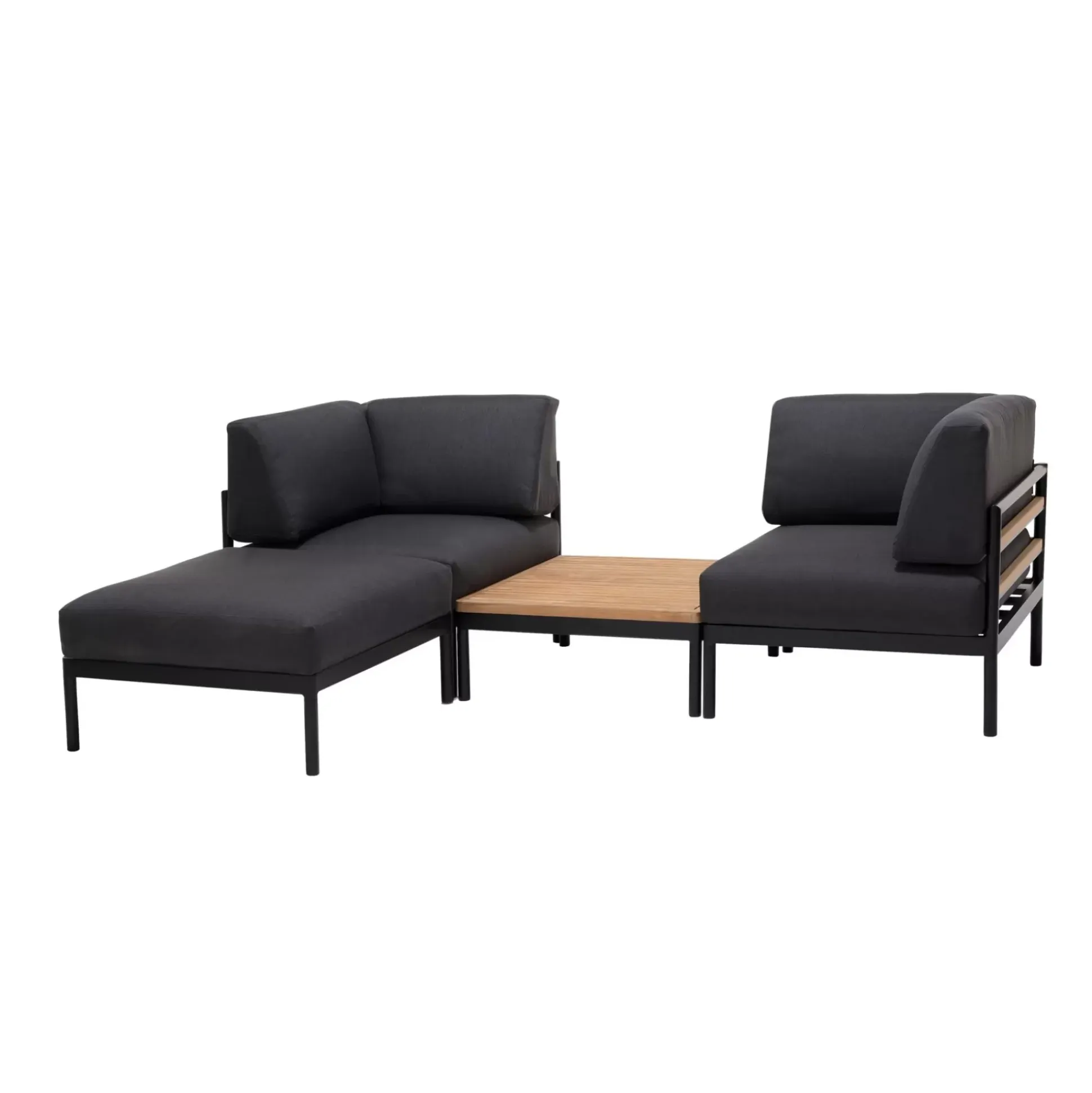 Hanna Lounge Reposapies Negro, Natural
