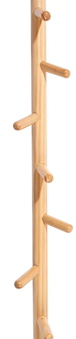 Holda Perchero De Pared 7 Ganchos Natural