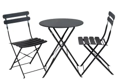 Imperial Mesa Plegable Redondo Negro