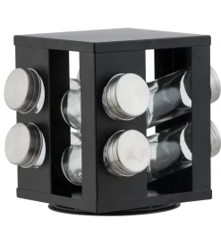 Industria Carrusel De Hierbas 8 Botes Negro