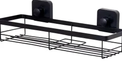 Industria Cesta De Ducha Con Ventosas Negro
