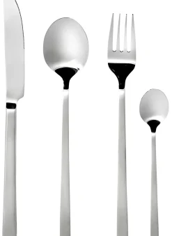 Lugano Cuberteria 16 Piezas Plateado