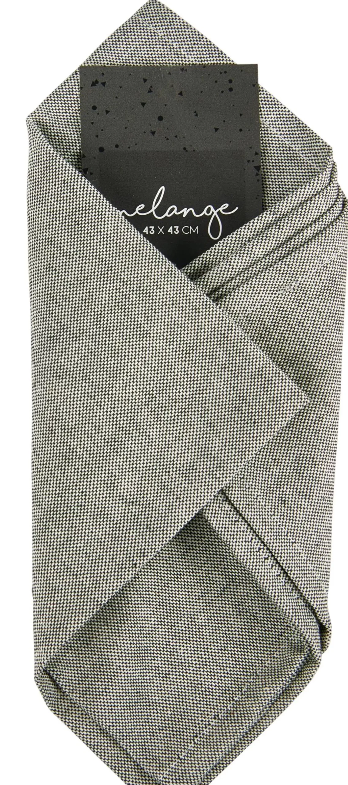 Melange Servilleta Negro