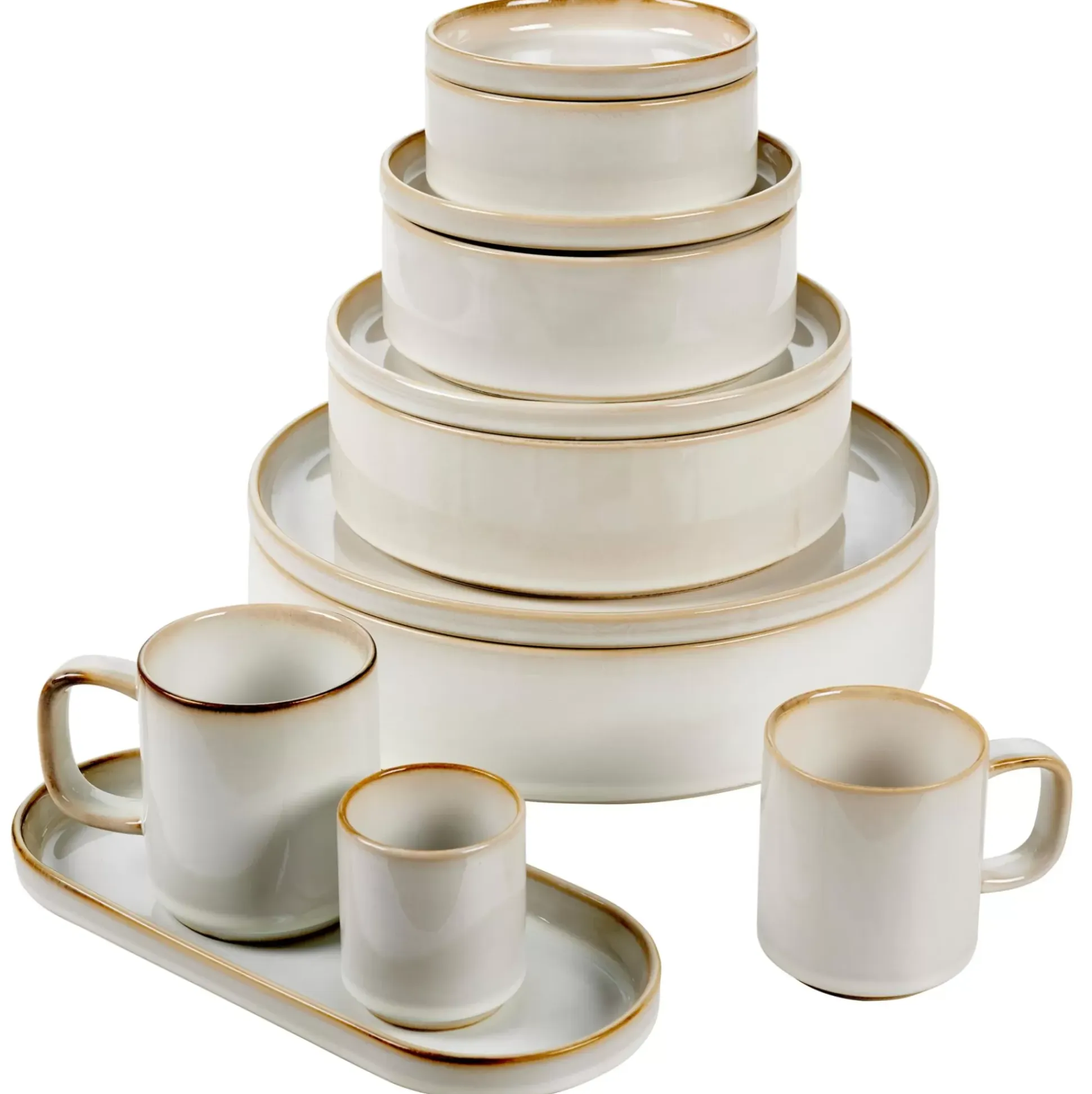 Mineral Marble Taza Con Asa Blanco