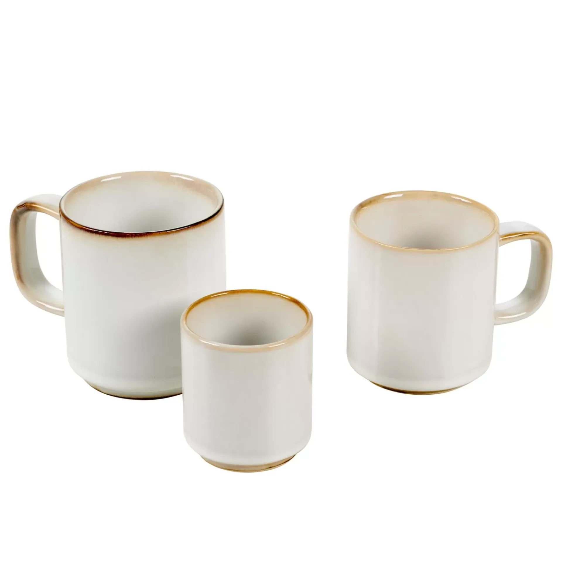 Mineral Marble Taza Con Asa Blanco