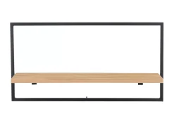 Mix&Match Estanteria De Pared Negro, Natural