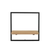 Mix&Match Estanteria De Pared Negro, Natural