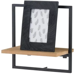 Mix&Match Estanteria De Pared Negro, Natural