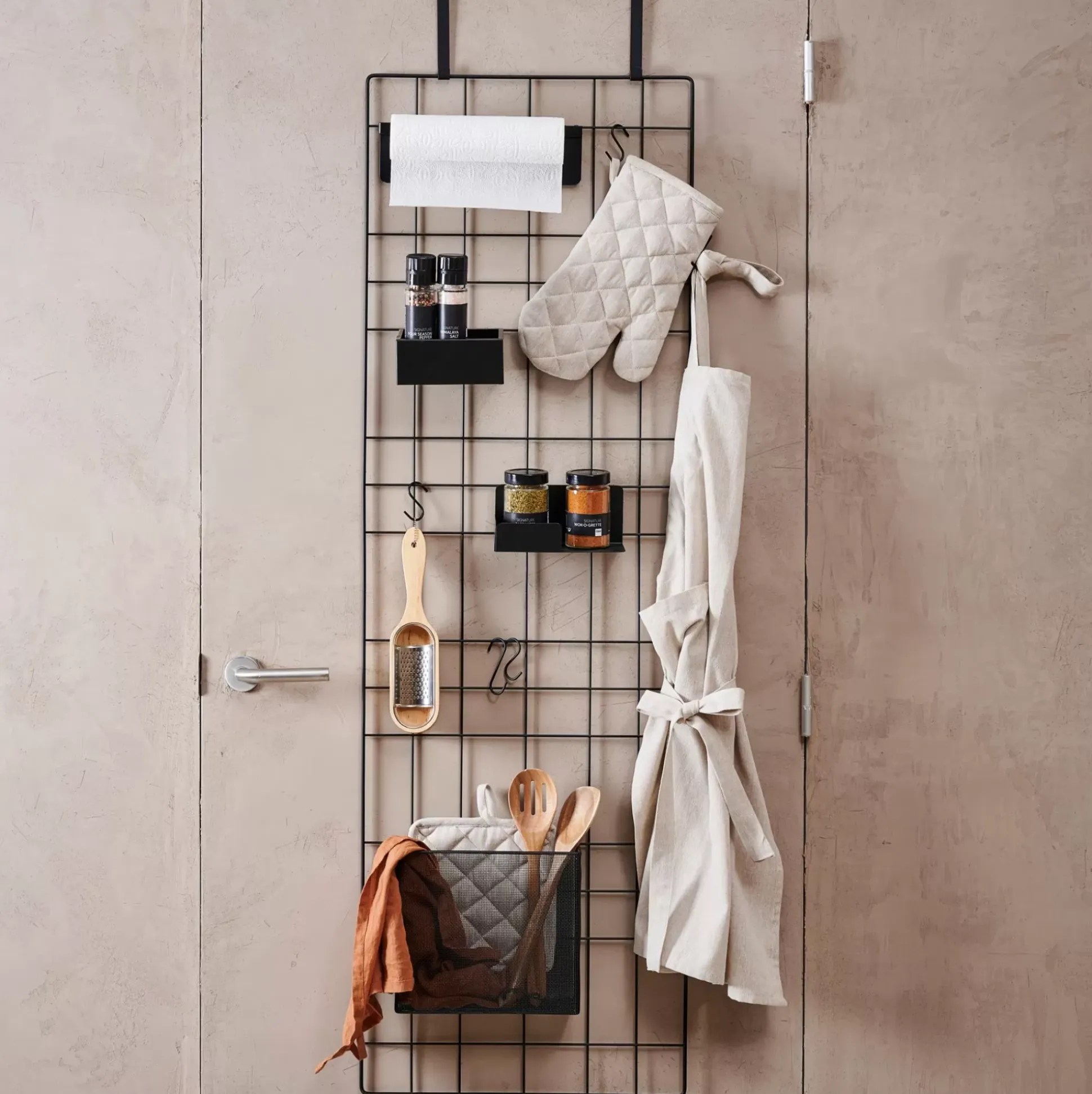 Modular Organizador De Pared Negro