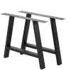 New Oak Patas De Mesa A Negro