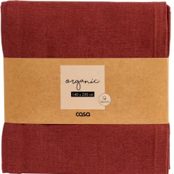 Organic Mantel Rojo