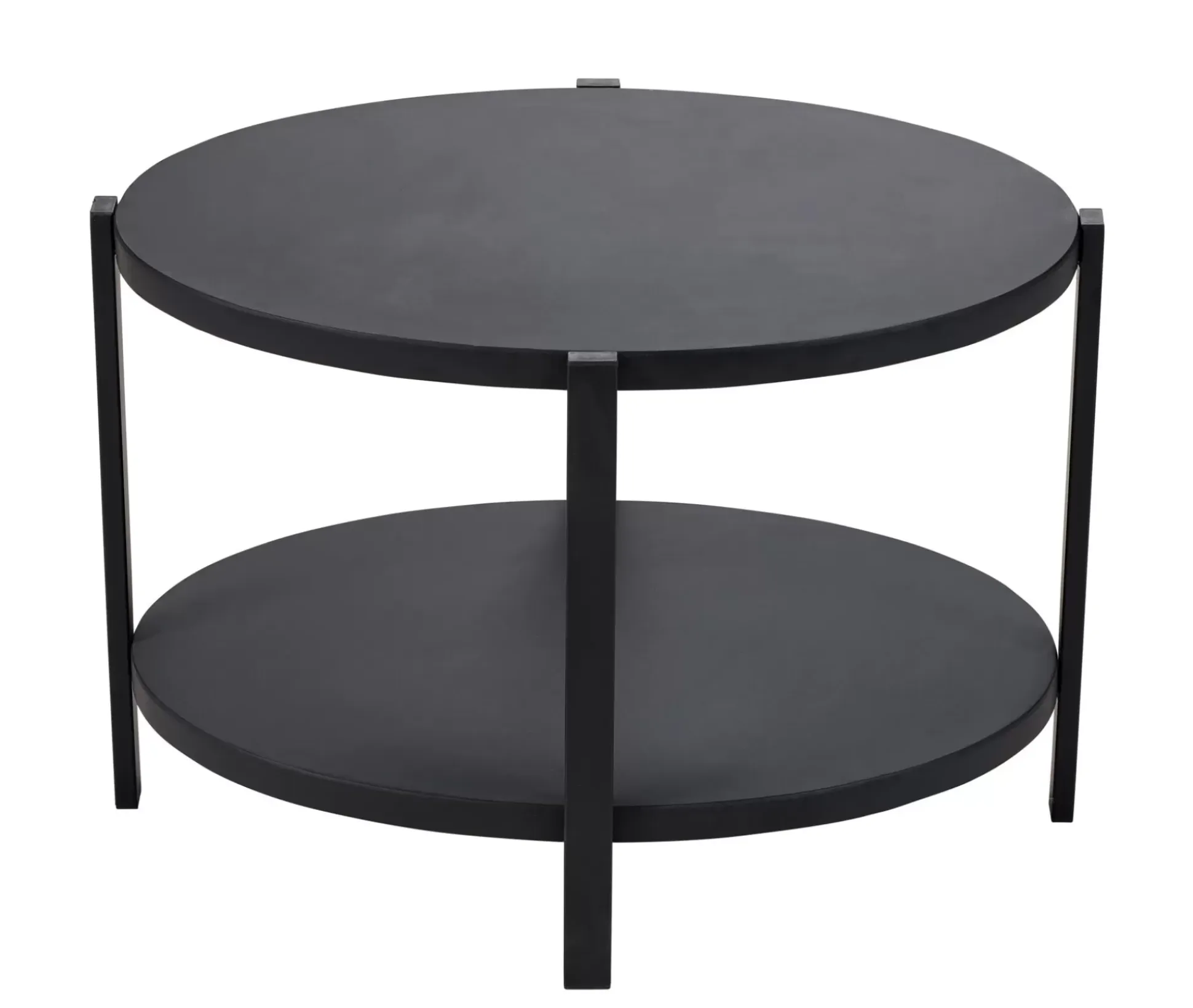 Ovala Mesita De Salon Negro