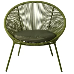 Papayo Silla Lounge Con Cojin Verde